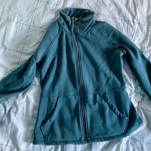 SKECHERS Performance Athletic Jacket Teal Size Medium Running